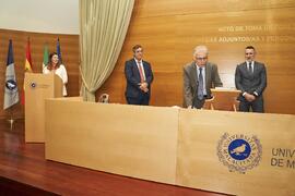 Toma de posesión de Joaquín Canca Cuenca como nuevo Director de Tecnologías de la Información y Estrategia Digital de la Universidad de Málaga. Edificio del Rectorado. Abril de 2024