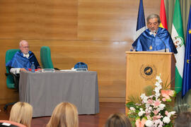 José Ramón Ramos en la investidura como Doctor "Honoris Causa" de Antonio Luque por la ...