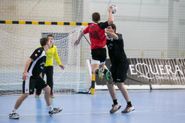 Partido Universidad de Montpellier - Universidad de Basilea. Categoría masculina. Campeonato Europeo Universitario de Balonmano. Antequera. Julio de 2017