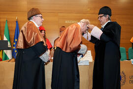 Investidura de Aníbal Ollero como Doctor "Honoris Causa" por la Universidad de Málaga. Edificio del Rectorado. Mayo de 2025