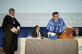Toma de posesión de Bartolomé Andreo Navarro como nuevo Vicerrector de Ordenación Académica y Profesorado de la Universidad de Málaga. Paraninfo. Marzo de 2024
