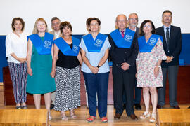 Graduación del curso del Aula de Mayores de la Universidad de Málaga. Paraninfo. Junio de 2019