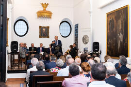 Intervención de José Ángel Narváez. 230º Aniversario de la Sociedad Económica Amigos del País. Plaza de la Constitución. Septiembre de 2019