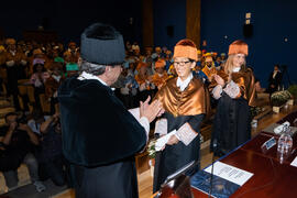Investidura de Kazuyo Sejima como Doctora "Honoris Causa" por la Escuela de Arquitectura de la Universidad de Málaga. Paraninfo. Octubre de 2019