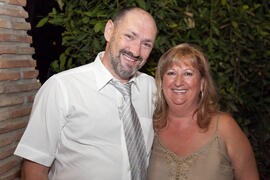 Cena de gala con motivo al homenaje para los jubilados y personal que cumple 25 años de servicio en la Universidad de Málaga. Jardín Botánico. Junio de 2009