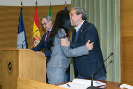 Toma de posesión de María Marta Recio Criado como nueva profesora titular del Departamento de Biología Vegetal de la Universidad de Málaga. Edificio del Rectorado. Marzo de 2017
