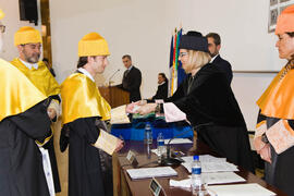 Investidura de nuevos doctores por la Universidad de Málaga. Paraninfo. Enero de 2011