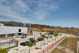 Obras del nuevo Pabellón de Gobierno. Campus de Teatinos. Mayo de 2021