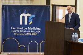 Discurso de José Pablo Lara. Celebración del 50 Aniversario de la Facultad de Medicina de la Universidad de Málaga. Facultad de Medicina. Octubre de 2022