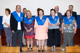 Graduación del curso del Aula de Mayores de la Universidad de Málaga. Paraninfo. Junio de 2019