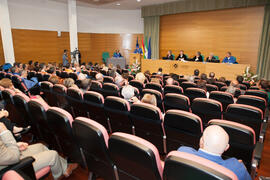 Investidura como Doctor "Honoris Causa" de Antonio Luque por la Facultad de Ciencias de la Universidad de Málaga. Edificio del Rectorado. Octubre de 2016