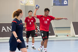 Partido Japón - China Taipei. Categoría masculina. Campeonato del Mundo Universitario de Balonmano. Antequera. Junio de 2016
