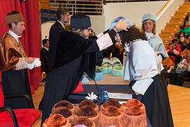 Investidura de nuevos doctores por la Universidad de Málaga. Salón de Actos de la Facultad de Derecho. Enero de 2013