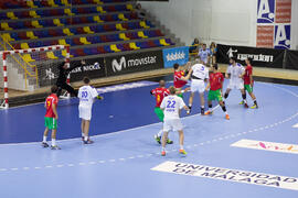Partido Rusia - Portugal. Categoría masculina. Campeonato del Mundo Universitario de Balonmano. Antequera. Junio de 2016