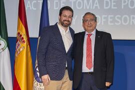 Toma de posesión de Sergio Postigo Pozo como profesor titular del Área de Ingeniería Mecánica de la Universidad de Málaga. Paraninfo. Diciembre de 2022