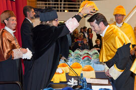 Investidura de nuevos doctores por la Universidad de Málaga. Salón de Actos de la Facultad de Derecho. Enero de 2013