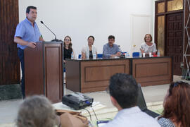 Intervención de Antonio Guevara. Graduación del alumnado del CIE de la Universidad de Málaga. Centro Internacional de Español. Julio de 2015