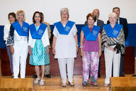 Graduación del curso del Aula de Mayores de la Universidad de Málaga. Paraninfo. Junio de 2019