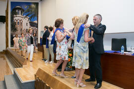 Graduación del curso del Aula de Mayores de la Universidad de Málaga. Paraninfo. Junio de 2017