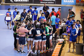Partido Japón - Uruguay. Categoría femenina. Campeonato del Mundo Universitario de Balonmano. Antequera. Julio de 2016
