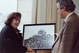 Presentación del homenaje a Imperio Argentina. Málaga. Febrero de 1997