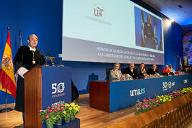 Discurso de Miguel Ángel Castro Arroyo. Entrega de la Medalla de Oro de la Universidad de Málaga a la Universidad de Sevilla. Paraninfo. Junio de 2023