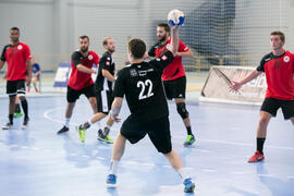 Partido Universidad de Montpellier - Universidad de Basilea. Categoría masculina. Campeonato Europeo Universitario de Balonmano. Antequera. Julio de 2017