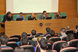 "Jornadas de columnismo de opinión. Encuentros en Málaga". Edificio del Rectorado. Enero de 2014