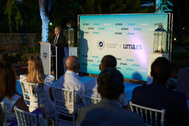 Discurso de Pedro Jesús Maireles. Homenaje al personal jubilado o que cumple 25 años de servicio en la Universidad de Málaga. Jardín Botánico. Septiembre de 2021