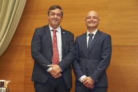 Toma de posesión de Pedro Cañada Rudner como nuevo Director de Infraestructuras de Apoyo a la Investigación de la Universidad de Málaga. Edificio del Rectorado. Abril de 2024