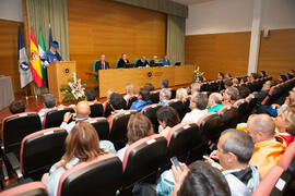 Investidura como Doctor "Honoris Causa" de Antonio Luque por la Facultad de Ciencias de la Universidad de Málaga. Edificio del Rectorado. Octubre de 2016