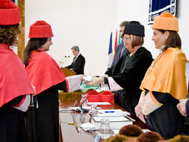 Investidura de nuevos doctores por la Universidad de Málaga 2010. Paraninfo. Enero de 2010