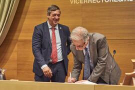 Toma de posesión de Joaquín Canca Cuenca como nuevo Director de Tecnologías de la Información y Estrategia Digital de la Universidad de Málaga. Edificio del Rectorado. Abril de 2024