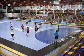Partido Egipto - China Taipei. Categoría masculina. Campeonato del Mundo Universitario de Balonmano. Antequera. Julio de 2016