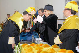 Investidura de nuevos doctores por la Universidad de Málaga. Paraninfo. Febrero de 2012