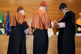 Investidura de Aníbal Ollero como Doctor "Honoris Causa" por la Universidad de Málaga. Edificio del Rectorado. Mayo de 2025