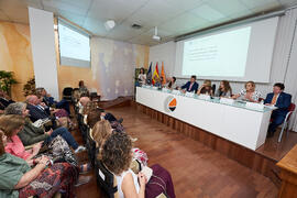 Intervención de Ana José Cisneros. Presentación del Retrato de Honor de D. Eugenio José Luque Domínguez. Facultad de Ciencias Económicas y Empresariales. Junio de 2025