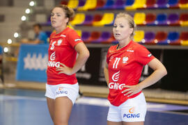 Partido Rusia - Polonia. Categoría femenina. Campeonato del Mundo Universitario de Balonmano. Antequera. Julio de 2016