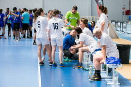 Partido Universidad de Aveiro - Universidad de Primorska. Categoría femenina. Campeonato Europeo Universitario de Balonmano. Antequera. Julio de 2017