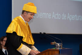 José Antonio González Correa. Apertura del Curso Académico 2019/2020 de la Universidad de Málaga. Paraninfo. Septiembre de 2019