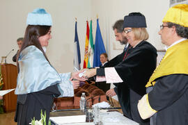 Investidura de nuevos doctores por la Universidad de Málaga. Paraninfo. Febrero de 2012