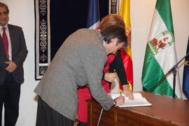 Toma de posesión del personal docente e investigador de la Universidad de Málaga. Rectorado. Noviembre de 2012