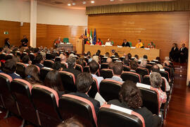 Discurso de Alfonso García Cerezo. Investidura de Aníbal Ollero como Doctor "Honoris Causa" por la Universidad de Málaga. Edificio del Rectorado. Mayo de 2025