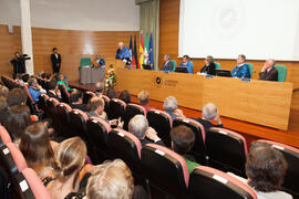 Investidura como Doctor "Honoris Causa" de Hans-Dieter Wienberg por la Facultad de Ciencias de la Universidad de Málaga. Rectorado. Mayo de 2016