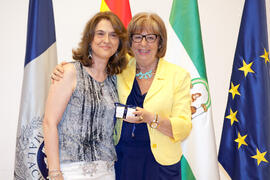 Homenaje al personal que cumple 25 años al servicio de la Universidad de Málaga y personal jubilado. Paraninfo. Julio de 2014