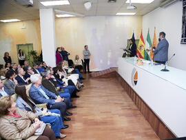 Discurso de Ana José Cisneros en su toma de posesión como nueva decana de la Facultad de Ciencias Económicas y Empresariales de la Universidad de Málaga. Campus de El Ejido. Enero de 2025