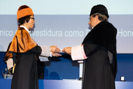 Investidura de Kazuyo Sejima como Doctora "Honoris Causa" por la Escuela de Arquitectura de la Universidad de Málaga. Paraninfo. Octubre de 2019