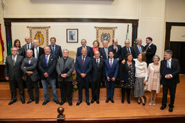 Foto de grupo. Celebración de San Lucas. Facultad de Medicina. Noviembre de 2019
