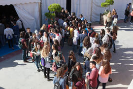 Jornadas de Puertas Abiertas de la Universidad de Málaga. Complejo Polideportivo Universitario. Abril de 2016