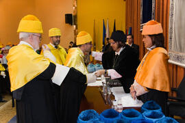 Investidura de nuevos doctores por la Universidad de Málaga. Paraninfo. Diciembre de 2009